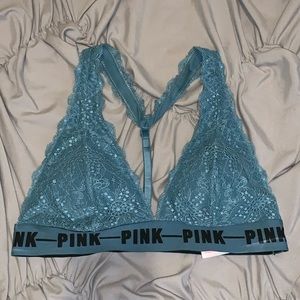 Victoria’s Secret PINK lace halter bralette medium